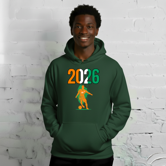 Côte d'Ivoire World Cup 2026 Fitted Hoodie | Slick_Move