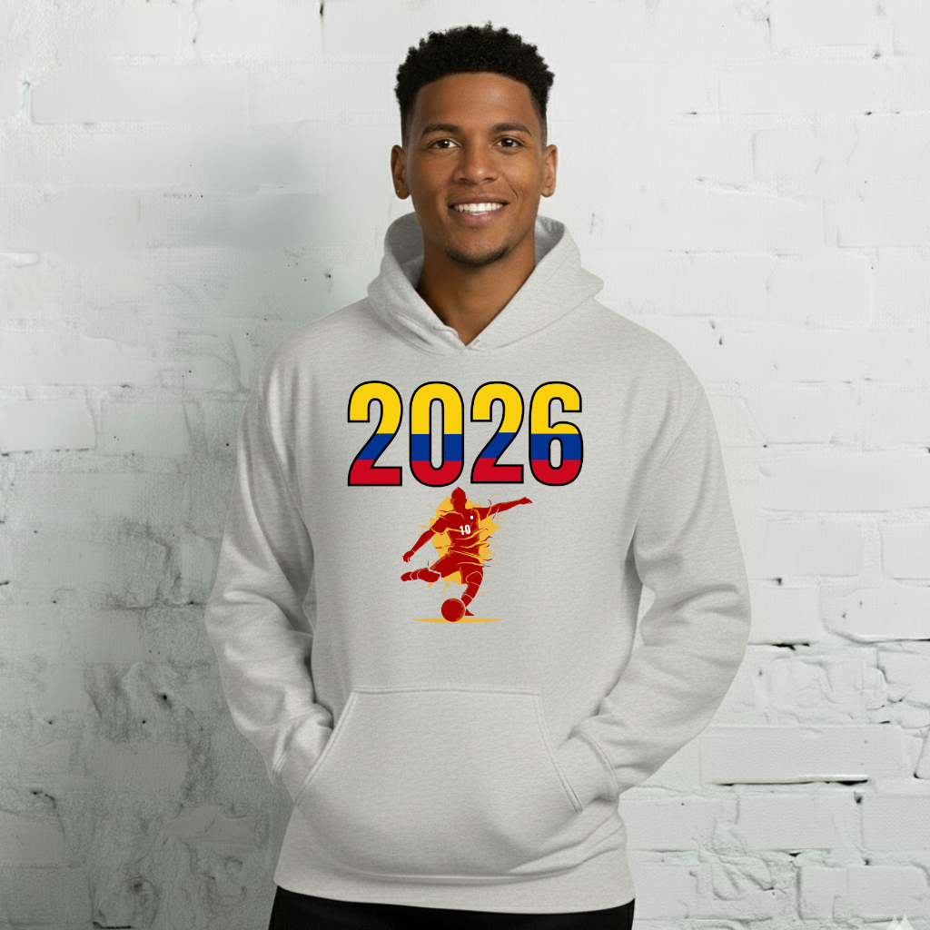 Colombia World Cup 2026 Fitted Hoodie | Let's_Play_RD