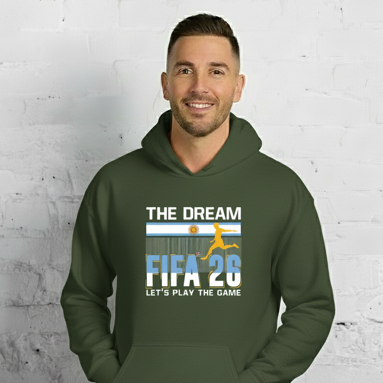 Argentina World Cup 2026 Fitted Hoodie | The_Dream