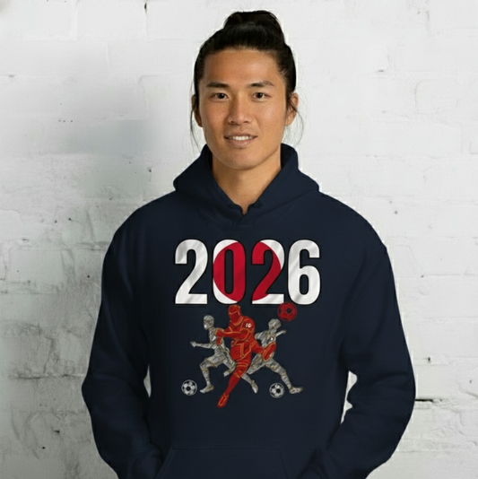Japan World Cup 2026 Fitted Hoodie | Sprints_Trio