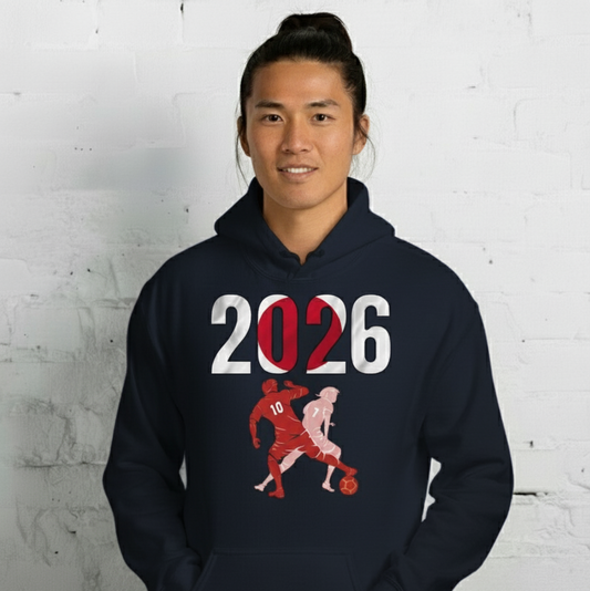 Japan World Cup 2026 Fitted Hoodie | Smart_Tackle