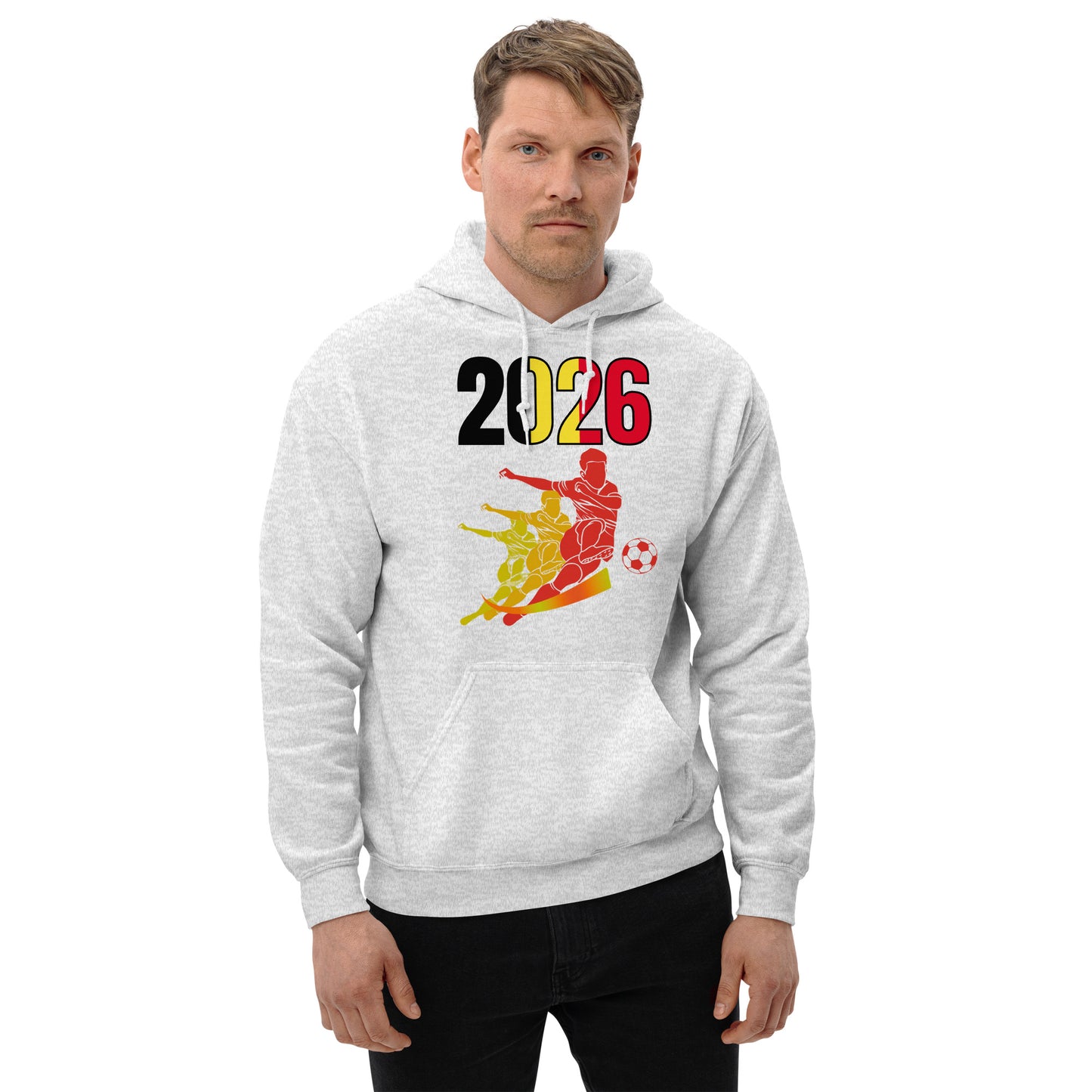 Belgium World Cup 2026 Fitted Hoodie | Rising_Jist