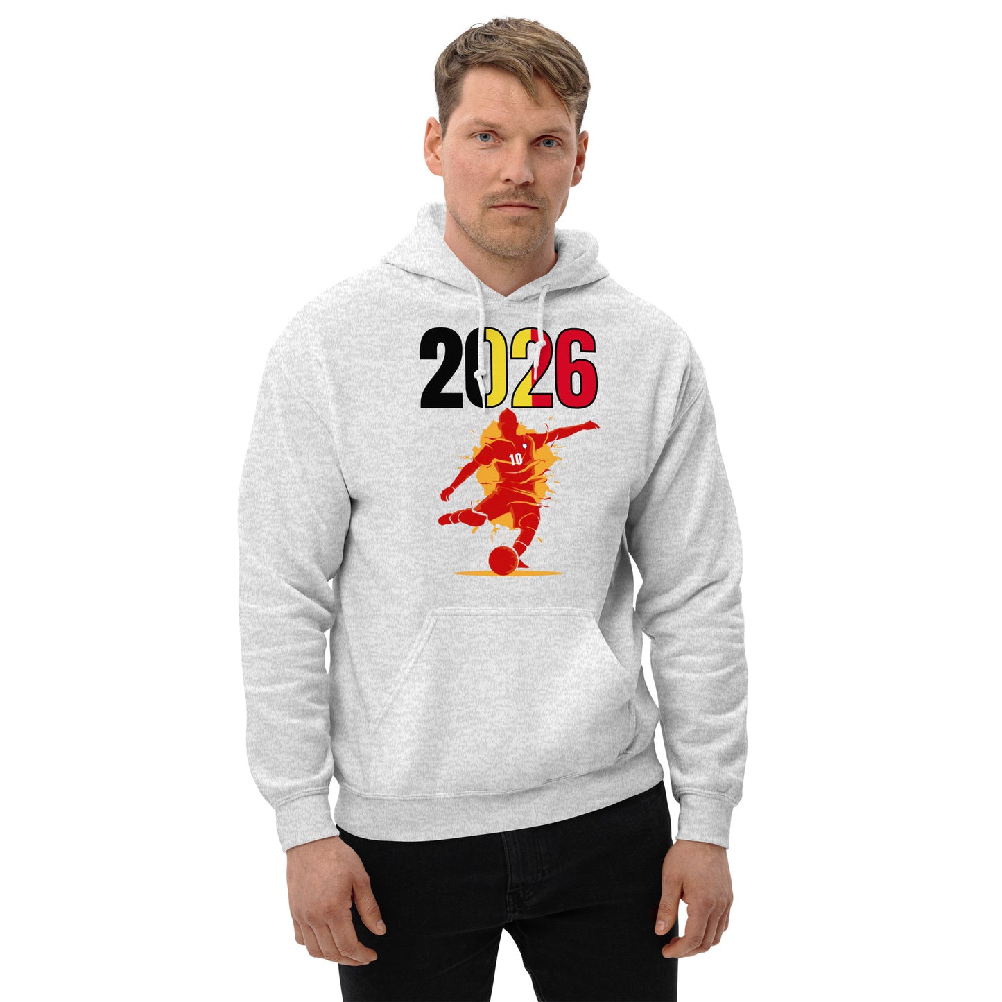 Belgium World Cup 2026 Fitted Hoodie | Let's Play