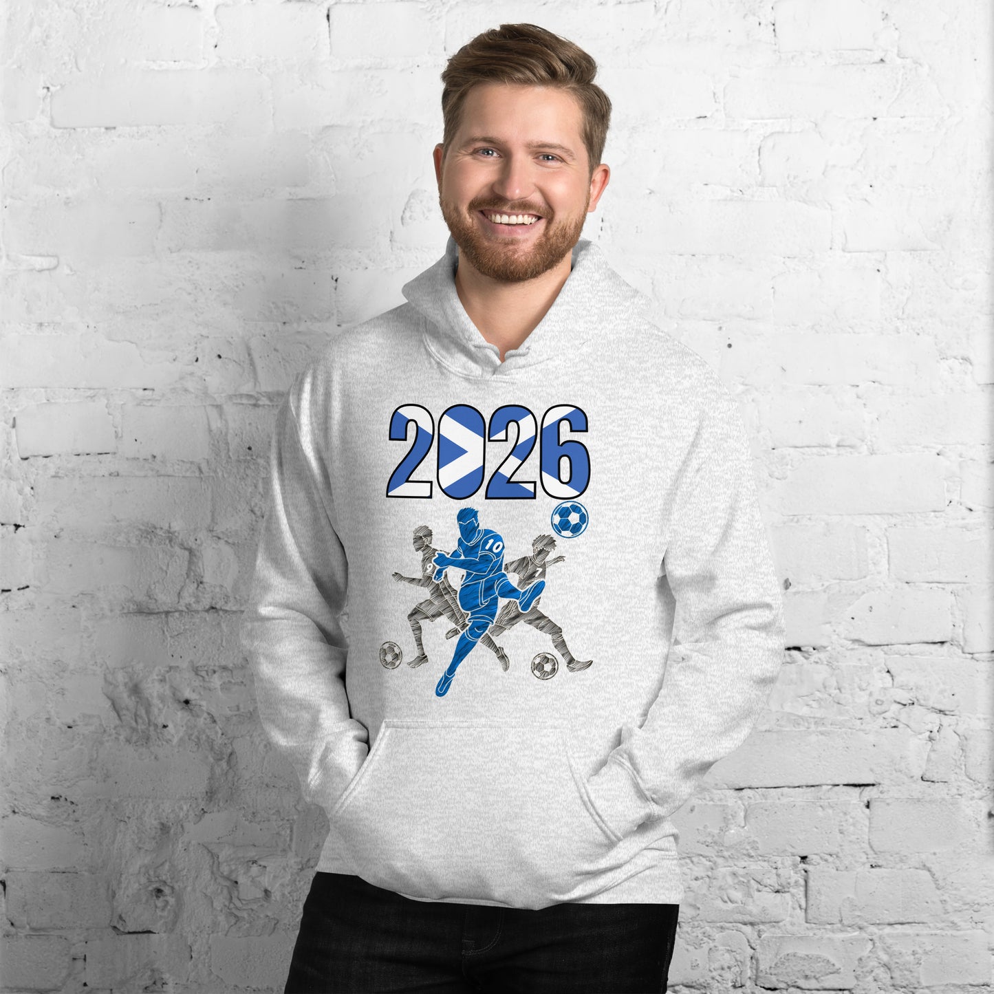 Scotland World Cup 2026 Fitted Hoodie | Sprints_Trio