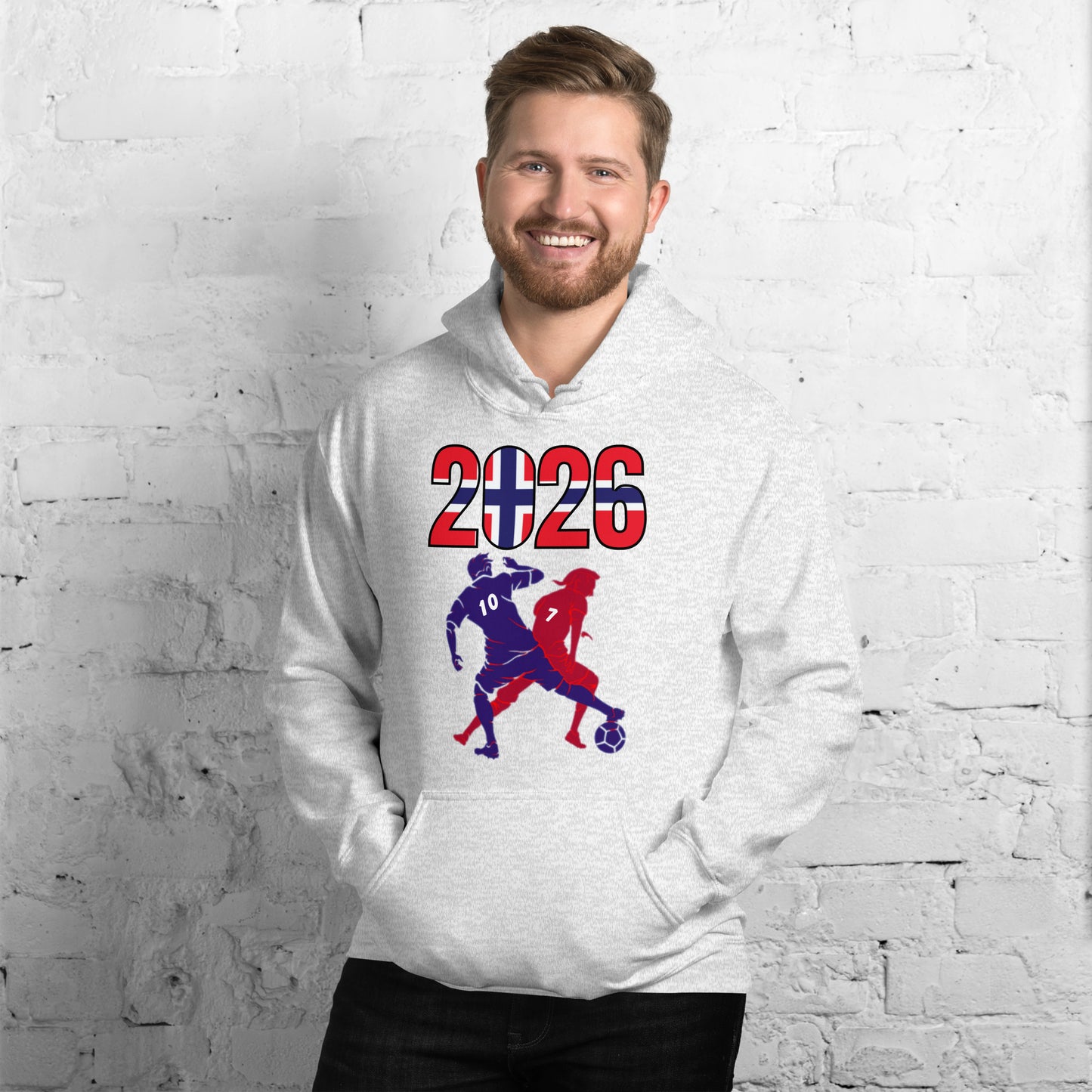 Norway World Cup 2026 Fitted Hoodie | Smart_Tackle