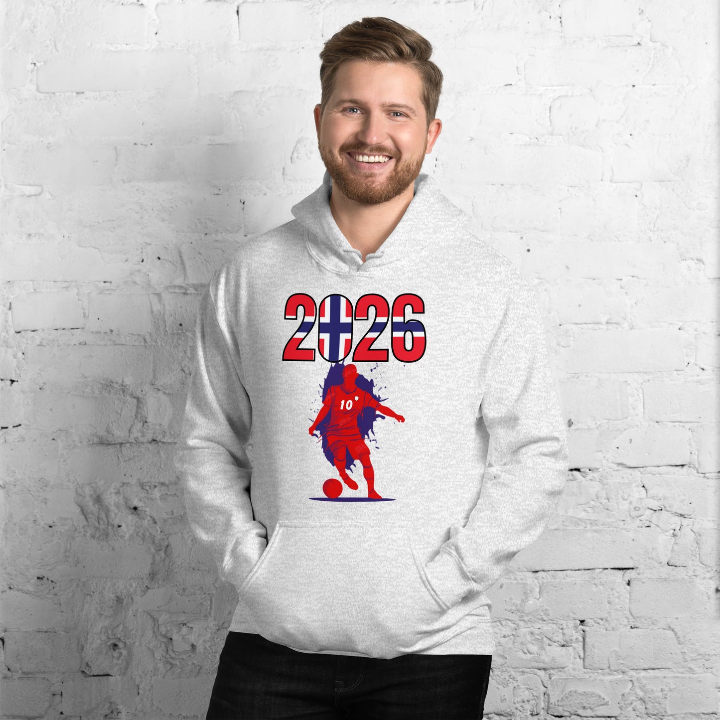 Norway World Cup 2026 Fitted Hoodie | Slick Move_RD