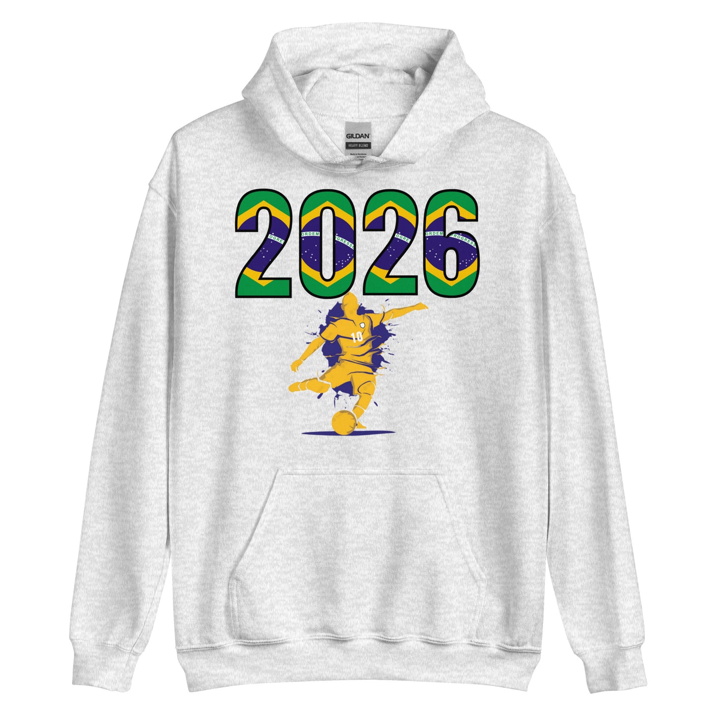 Brazil World Cup 2026 Fitted Hoodie | Let's_Play_GLD