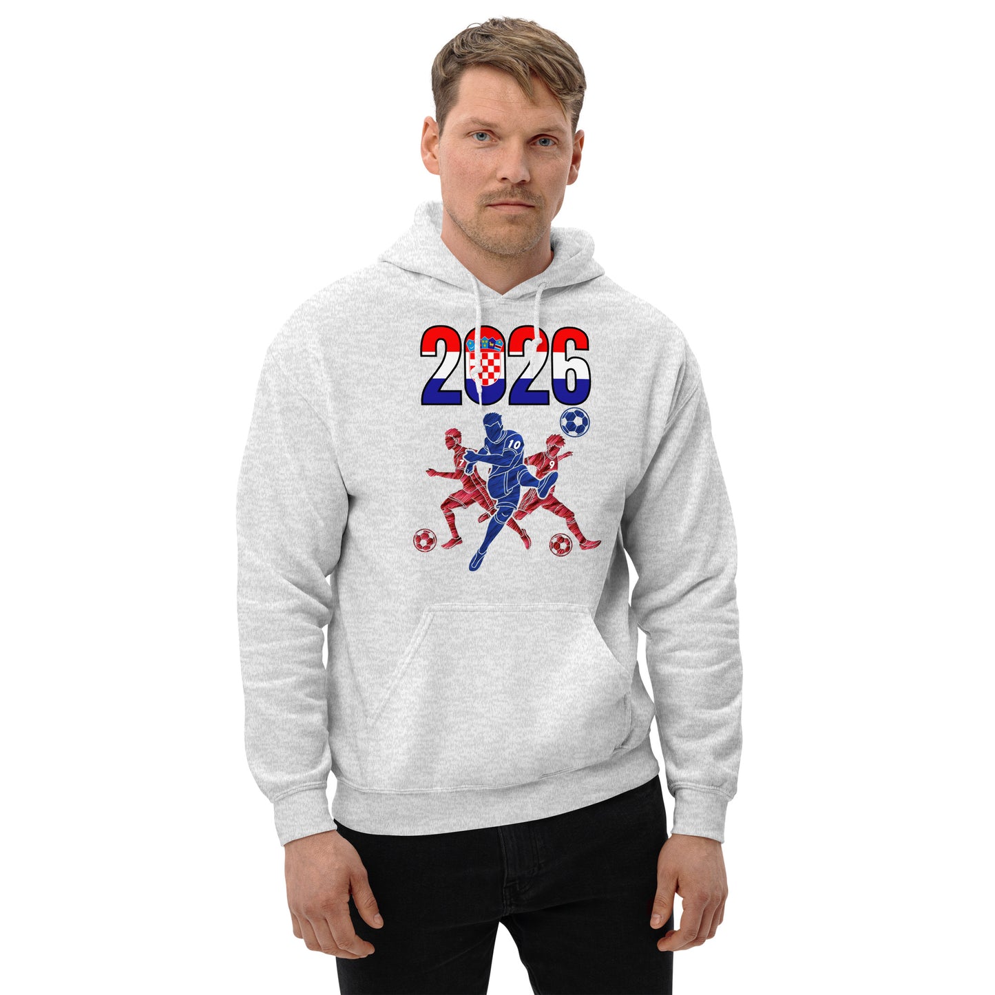 Croatia World Cup 2026 Fitted Hoodie | Sprints_Trio