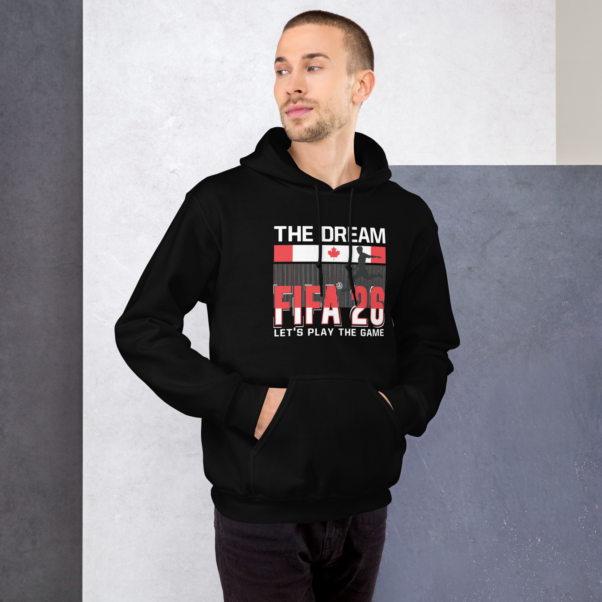 Canada World Cup 2026 Fitted Hoodie | The_Dream – GamesOnTees