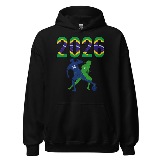 Brazil World Cup 2026 Fitted Hoodie | Smart_Tackle