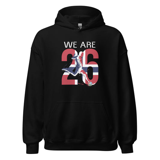 Norway World Cup 2026 Fitted Hoodie | We_Are_26