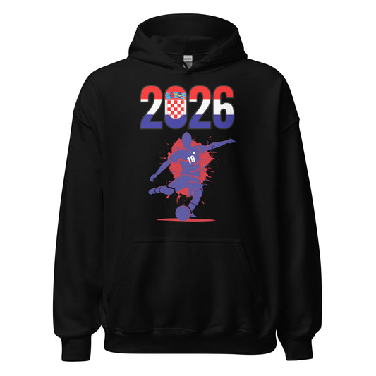 Croatia World Cup 2026 Fitted Hoodie | Let's Play