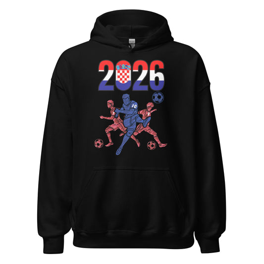 Croatia World Cup 2026 Fitted Hoodie | Sprints_Trio