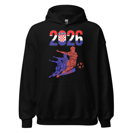 Croatia World Cup 2026 Fitted Hoodie | Rising_Jist