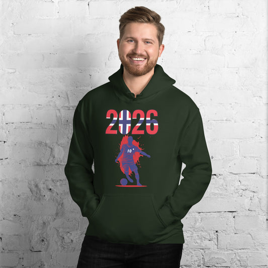 Norway World Cup 2026 Fitted Hoodie | Slick Move_BL