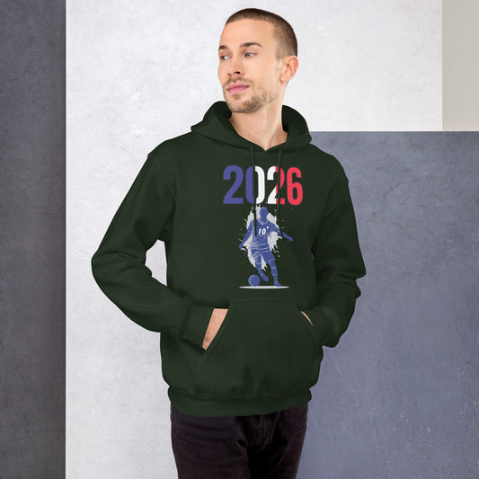 France World Cup 2026 Fitted Hoodie | Slick Move_BL