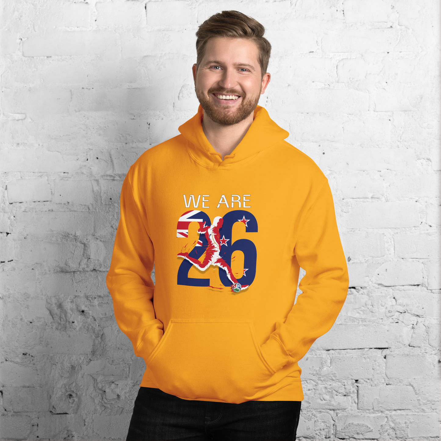 New Zealand World Cup 2026 Fitted Hoodie | We_Are_26