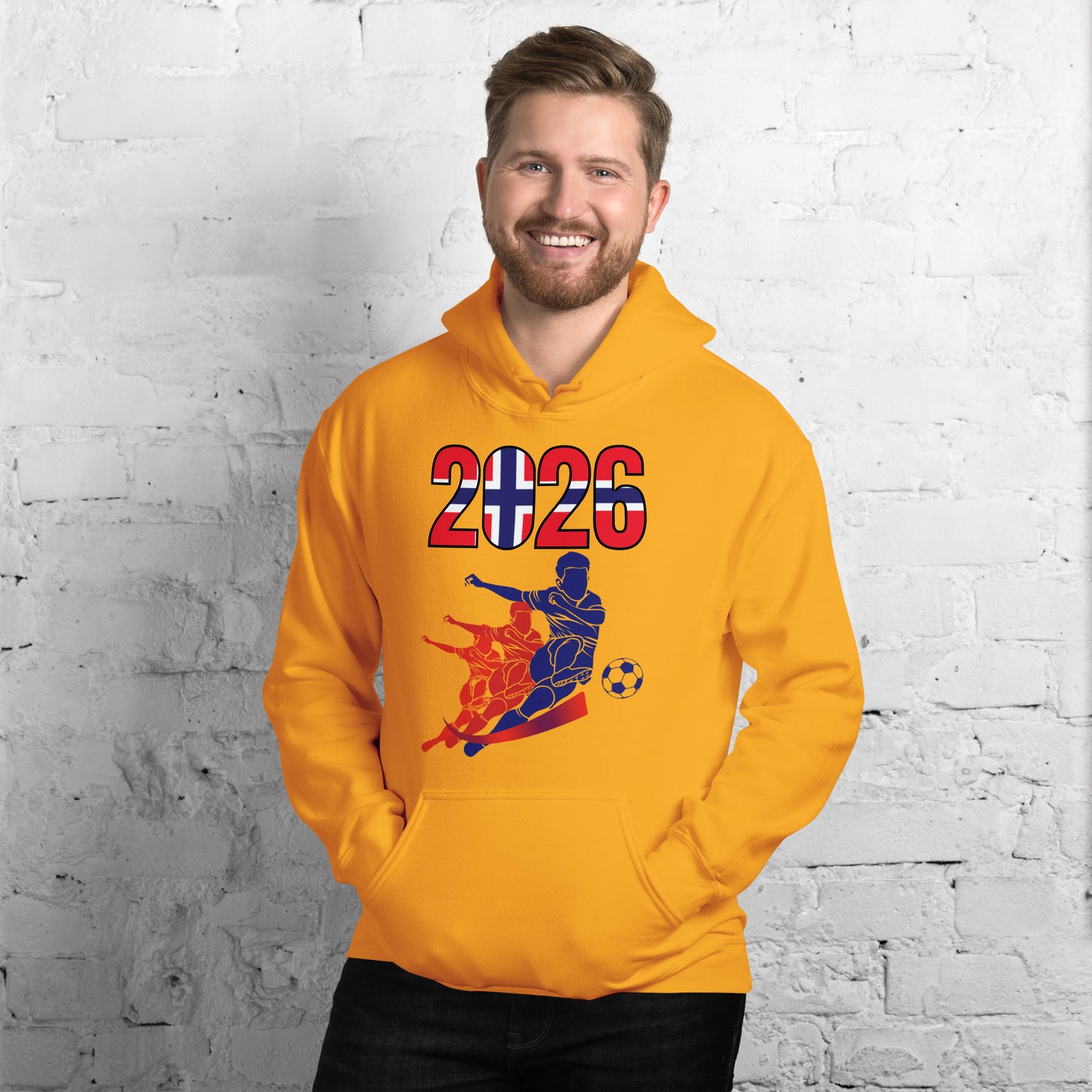 Norway World Cup 2026 Fitted Hoodie | Rising_Jist