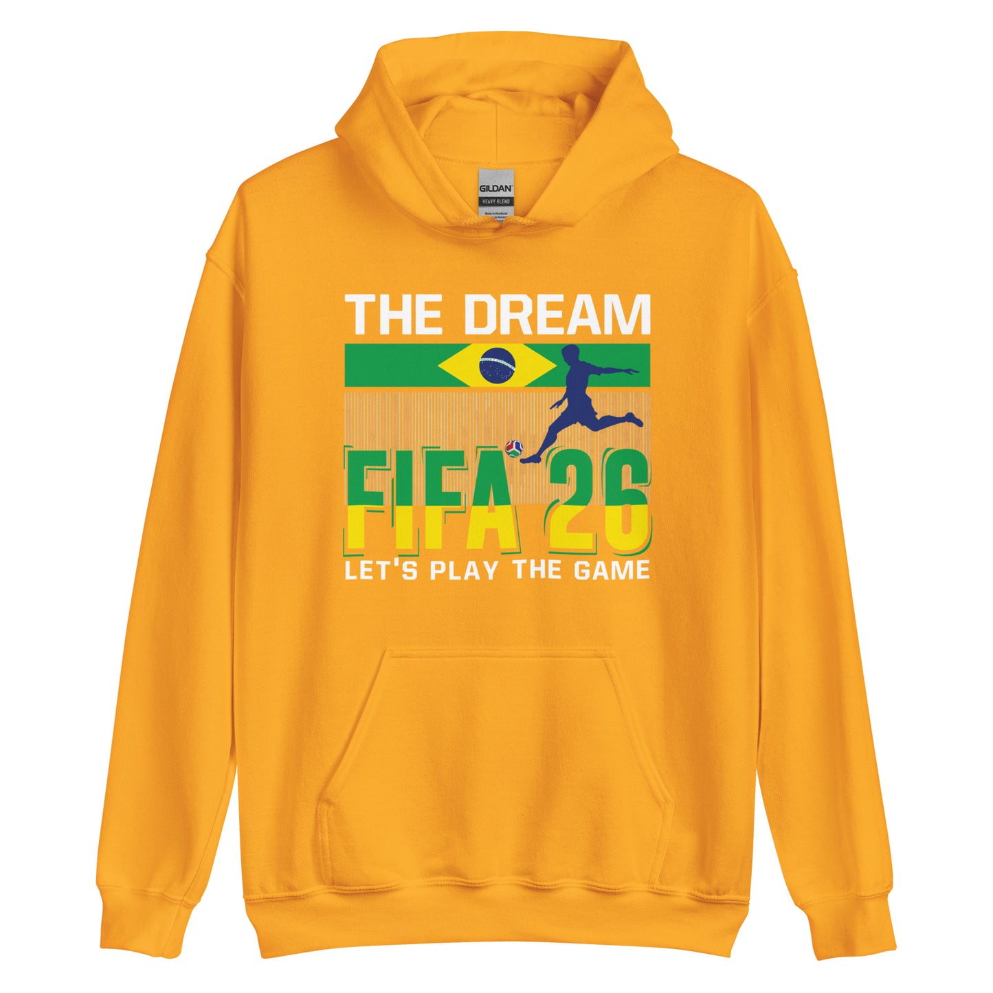 Brazil World Cup 2026 Fitted Hoodie | The_Dream