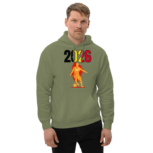 Belgium World Cup 2026 Fitted Hoodie | Slick_Move_YL