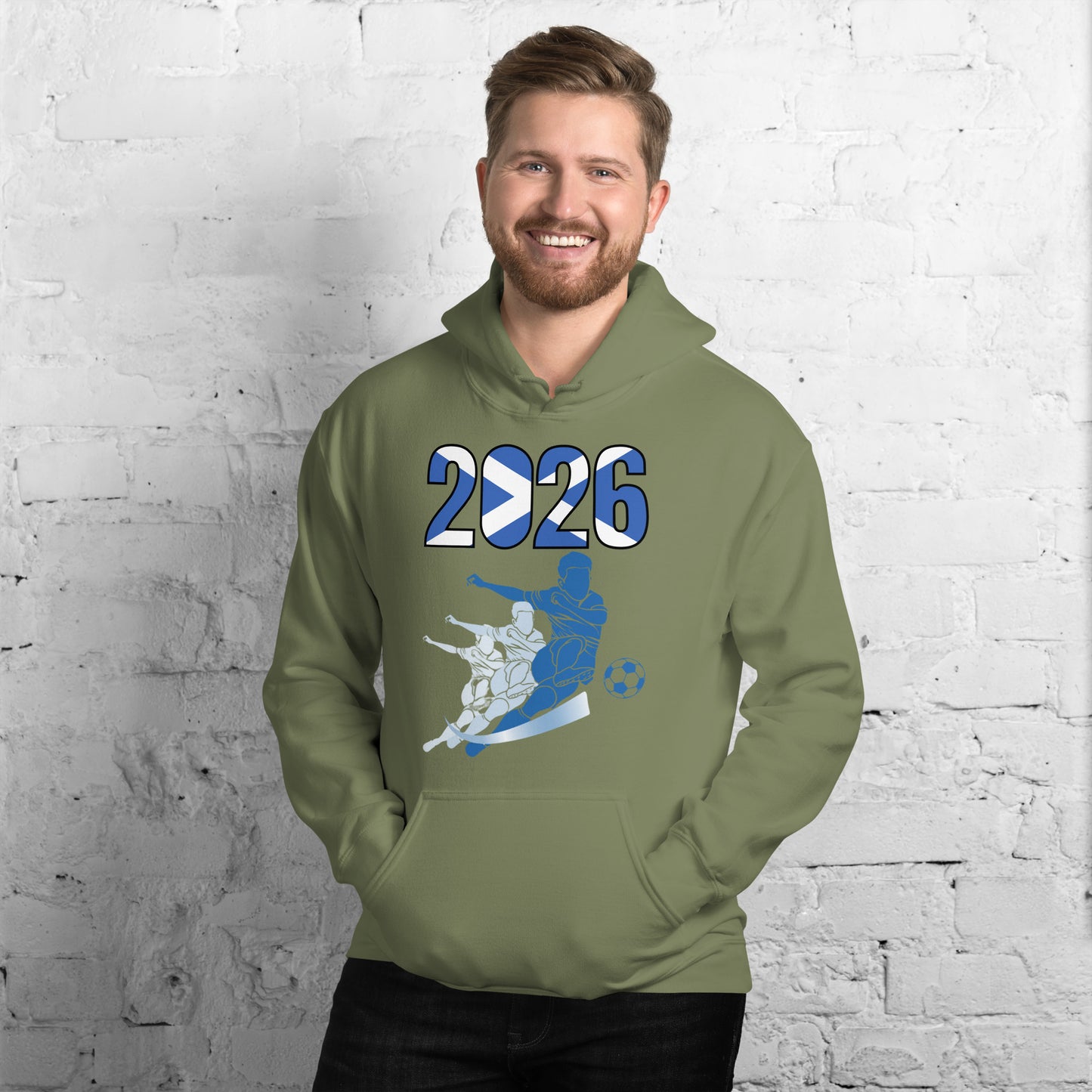 Scotland World Cup 2026 Fitted Hoodie | Rising_Jist