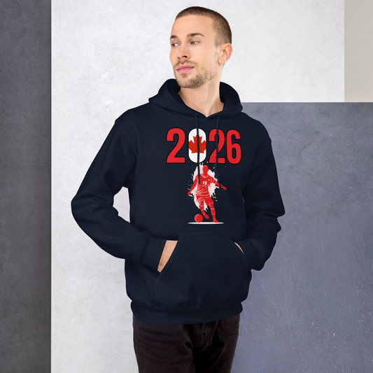 Canada World Cup 2026 Fitted Hoodie | Slick_Move_RD