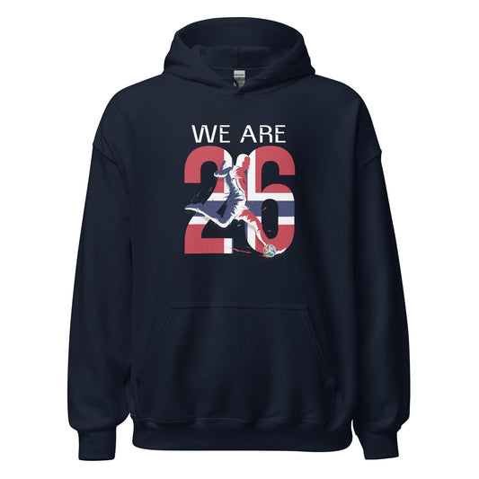 Norway World Cup 2026 Fitted Hoodie | We_Are_26