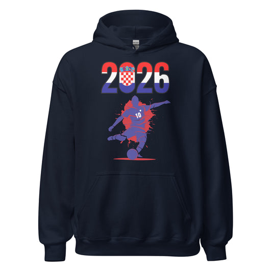 Croatia World Cup 2026 Fitted Hoodie | Let's Play