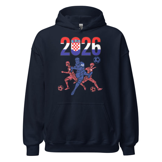 Croatia World Cup 2026 Fitted Hoodie | Sprints_Trio