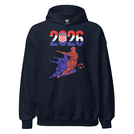Croatia World Cup 2026 Fitted Hoodie | Rising_Jist