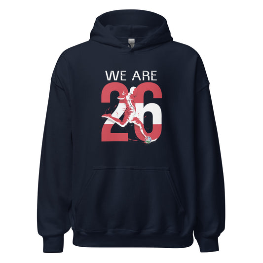 Austria World Cup 2026 Fitted Hoodie | We_Are_26