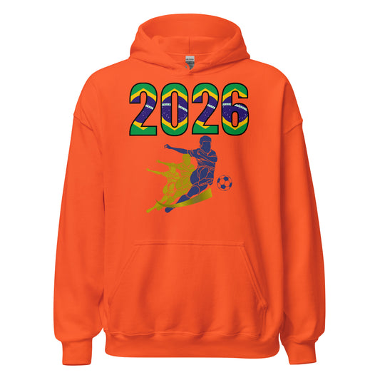 Brazil World Cup 2026 Fitted Hoodie | Rising_Jist_BL