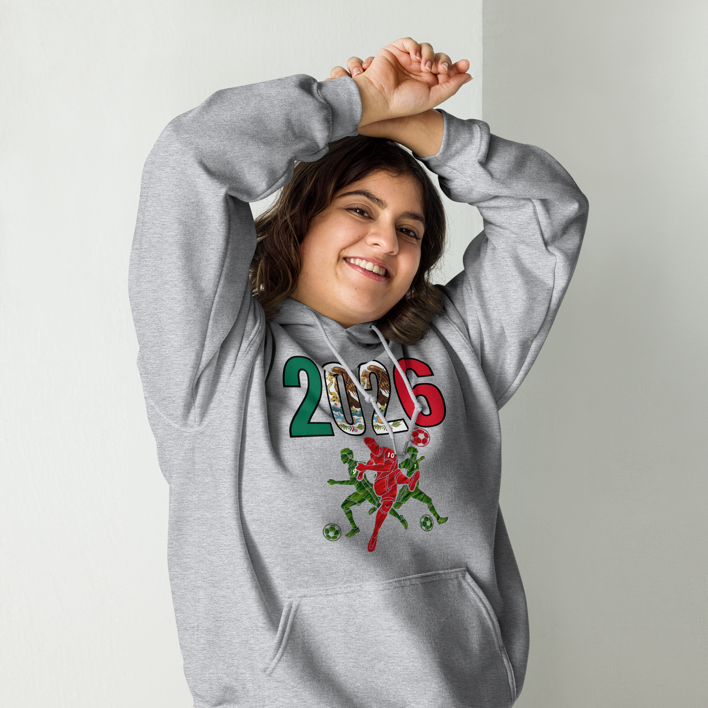 Mexico World Cup 2026 Fitted Hoodie | Sprints_Trio
