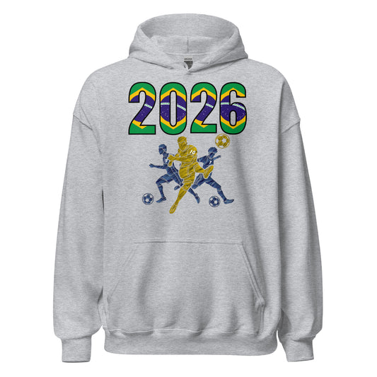 Brazil World Cup 2026 Fitted Hoodie | Sprints_Trio_YL