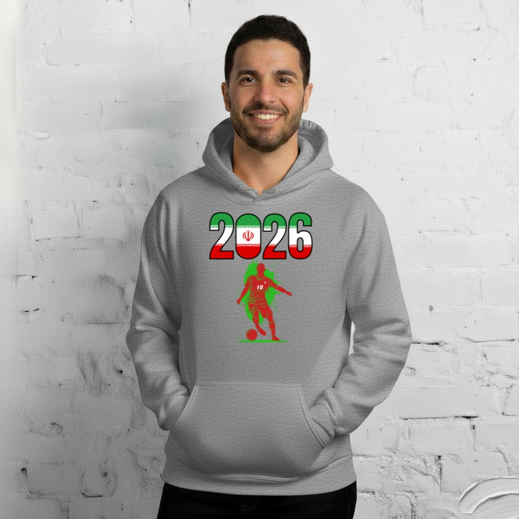 Iran World Cup 2026 Fitted Hoodie | Slick_Move_RD