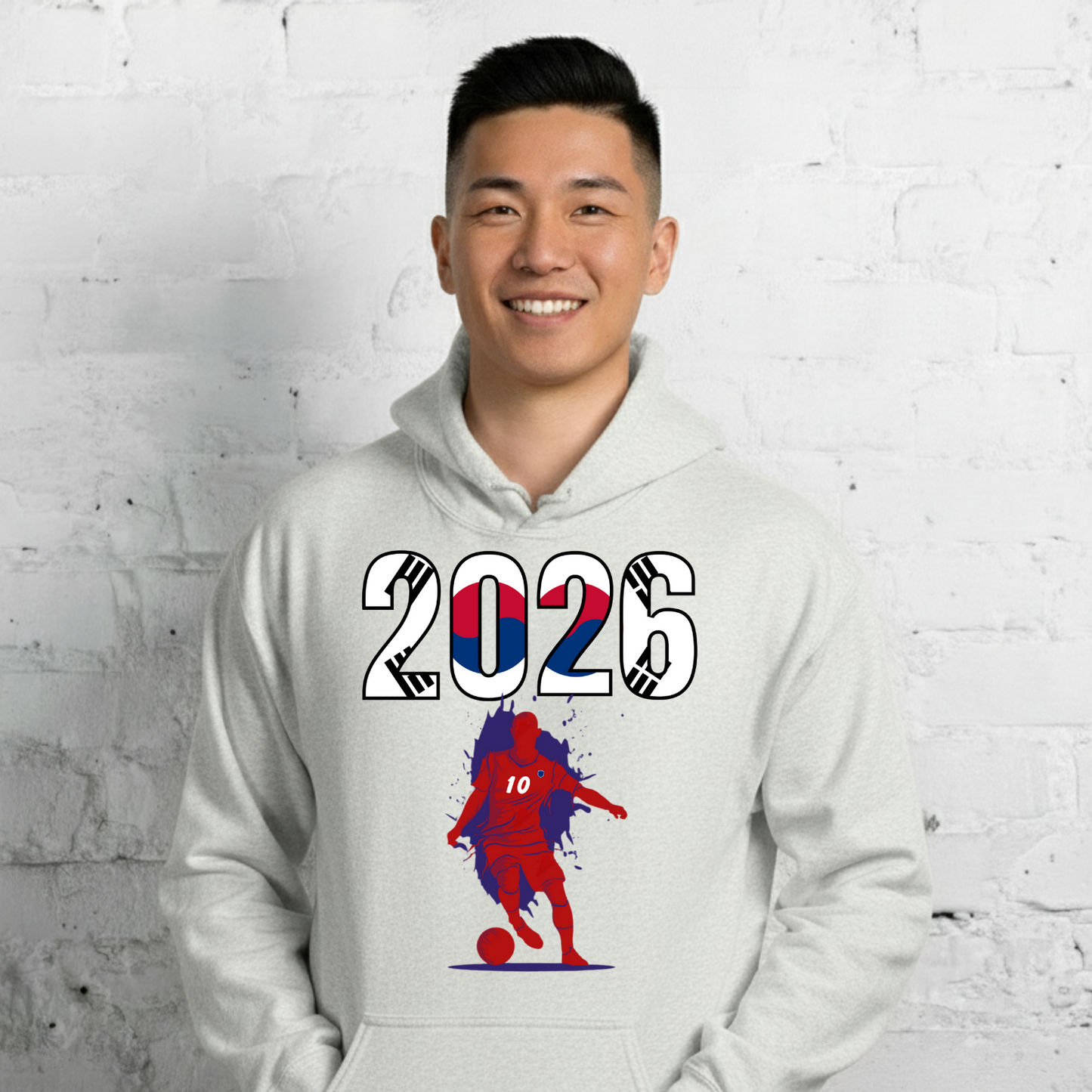 South Korea World Cup 2026 Fitted Hoodie | Slick_Move_RD