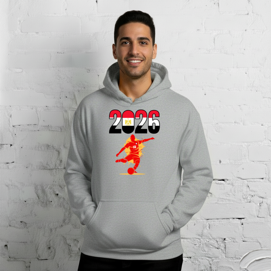 Egypt World Cup 2026 Fitted Hoodie | Let's Play