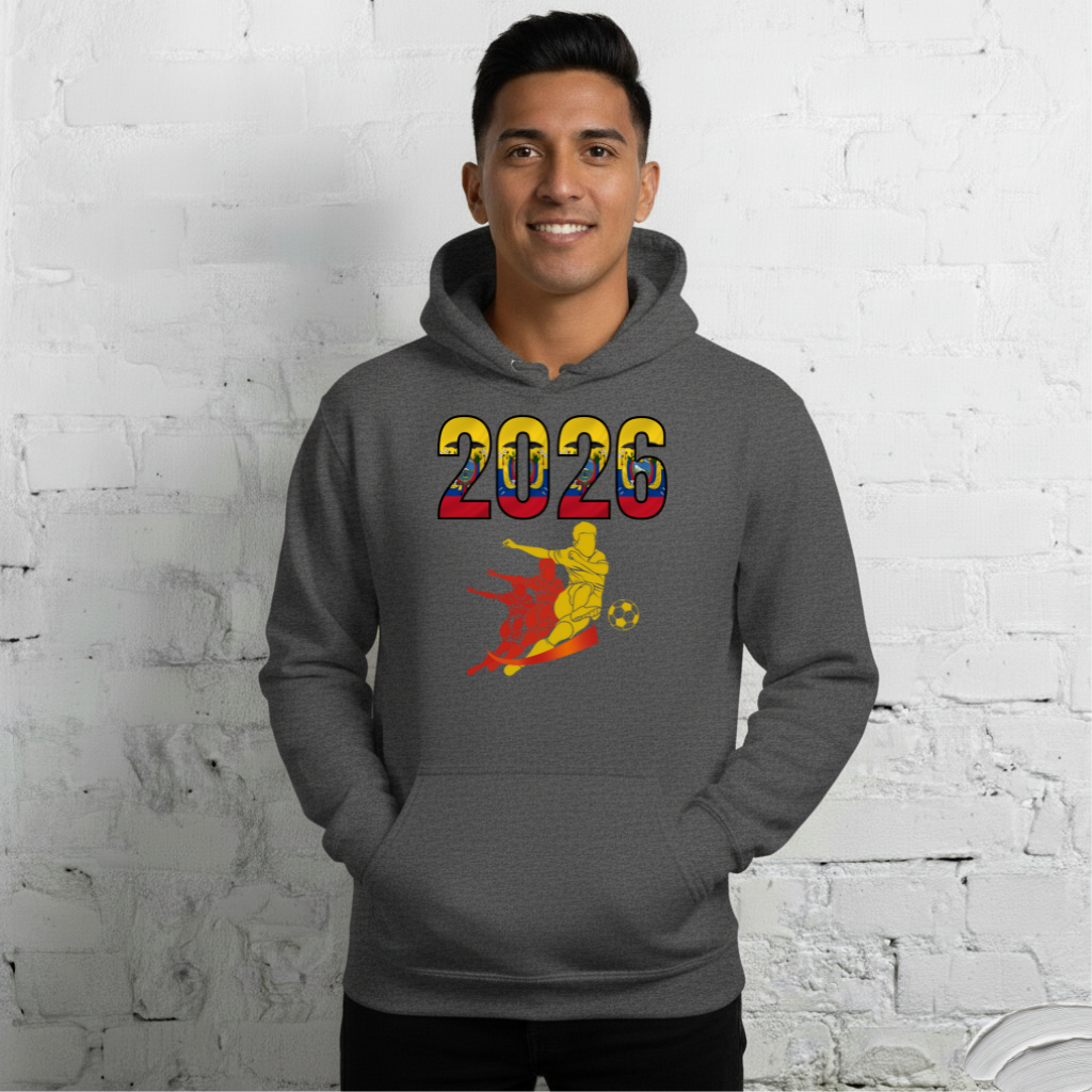 Ecuador World Cup 2026 Fitted Hoodie | Rising Jist_YL