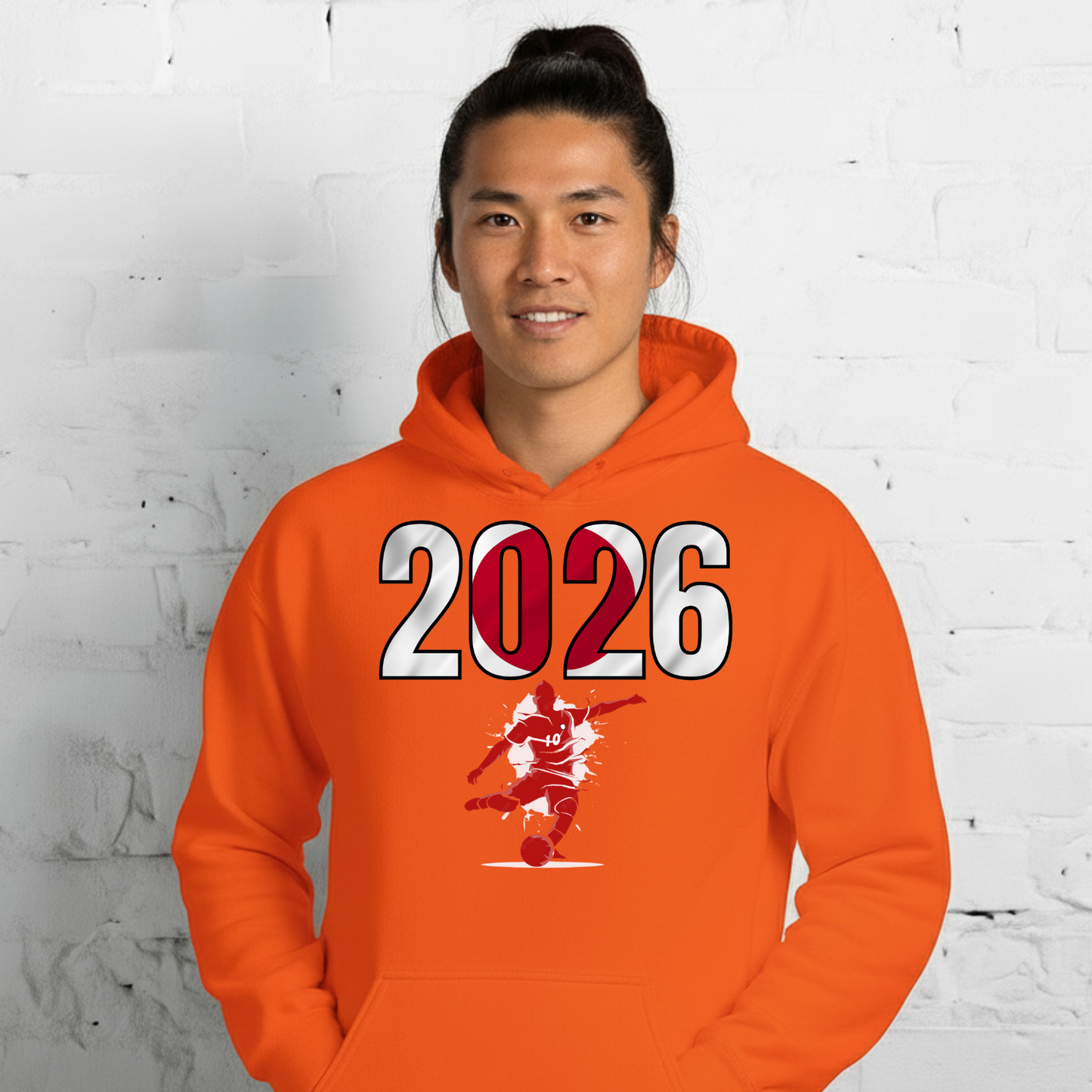 Japan World Cup 2026 Fitted Hoodie | Let's Play