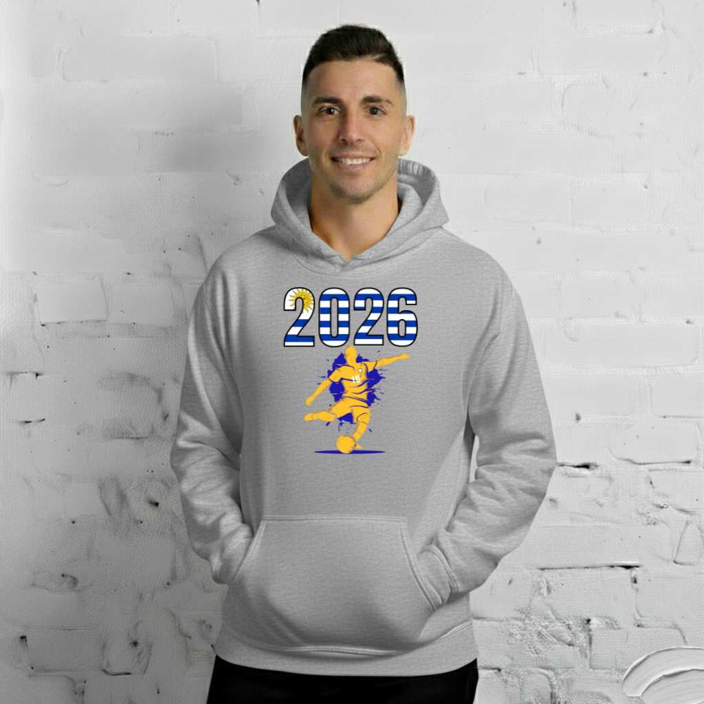 Uruguay World Cup 2026 Fitted Hoodie | Let's_Play