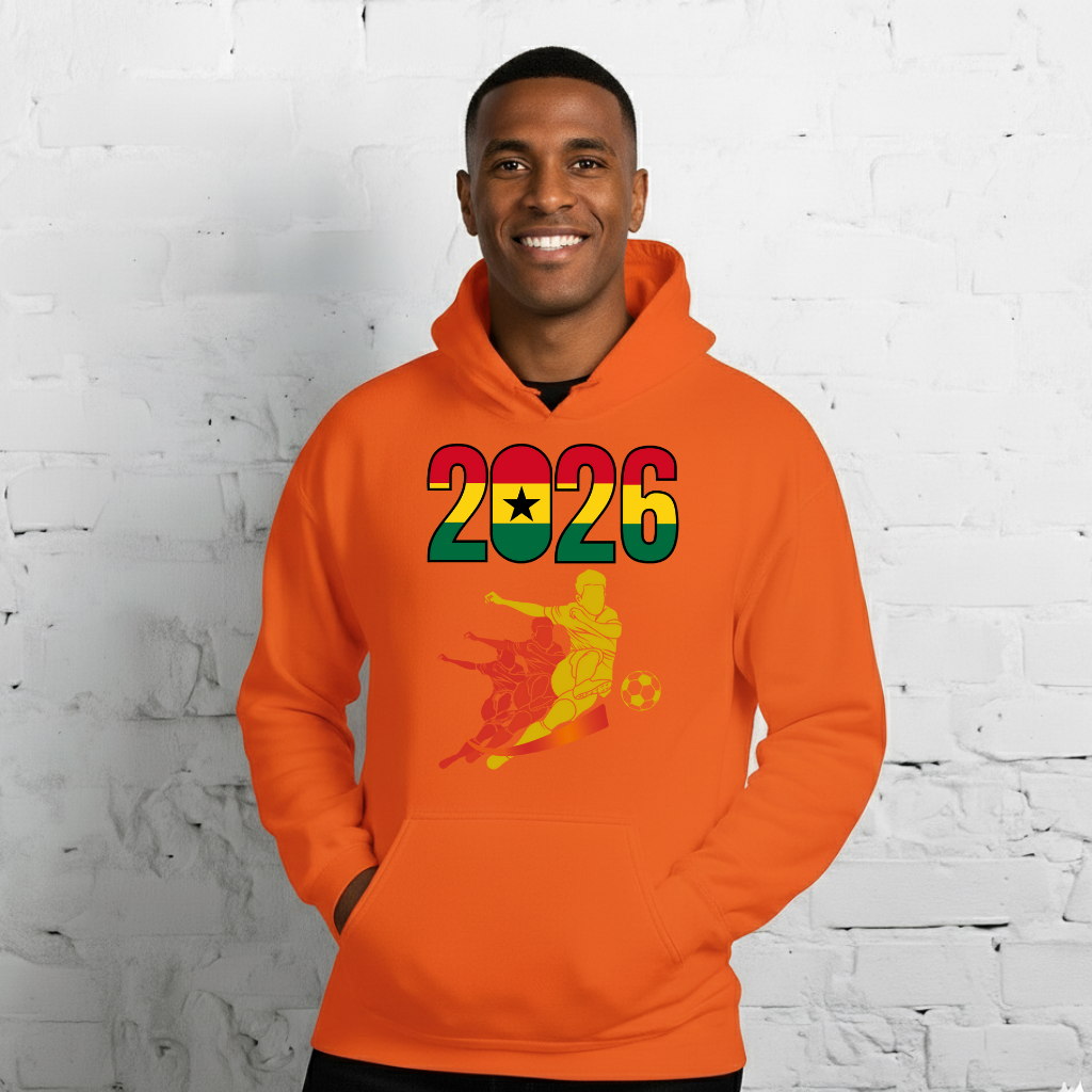 Ghana World Cup 2026 Fitted Hoodie | Rising_Jist