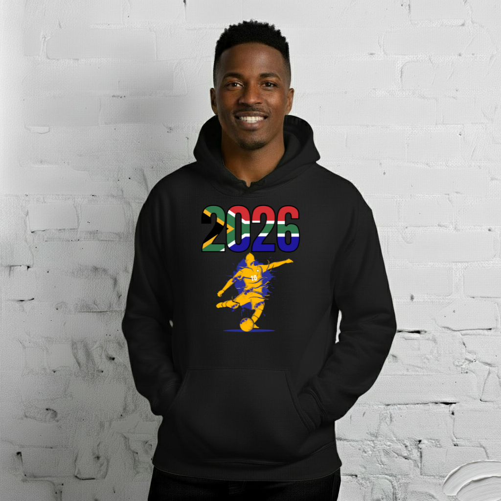 South Africa World Cup 2026 Fitted Hoodie | Let's_Play