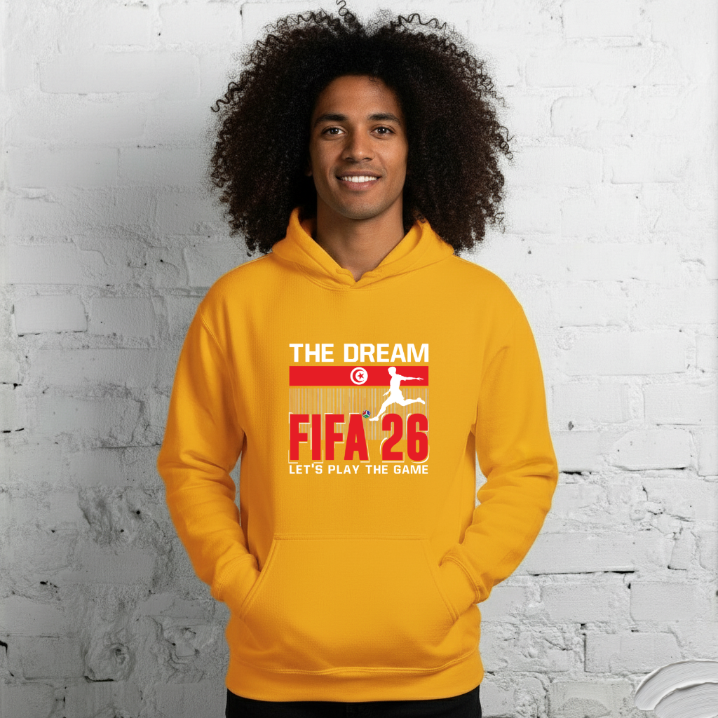 Tunisia World Cup 2026 Fitted Hoodie | The_Dream