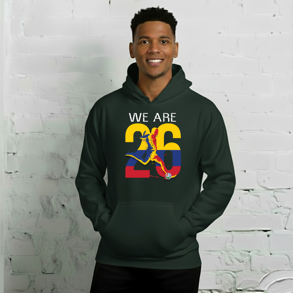Colombia World Cup 2026 Fitted Hoodie | We_Are_26