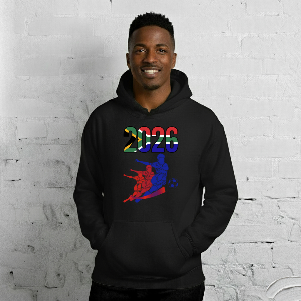 South Africa World Cup 2026 Fitted Hoodie | Rising_Jist_BL