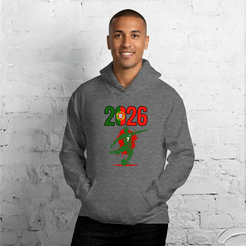 Portugal World Cup 2026 Fitted Hoodie | Let's Play_GR