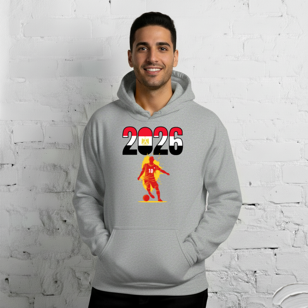 Egypt World Cup 2026 Fitted Hoodie | Slick_Move_RD