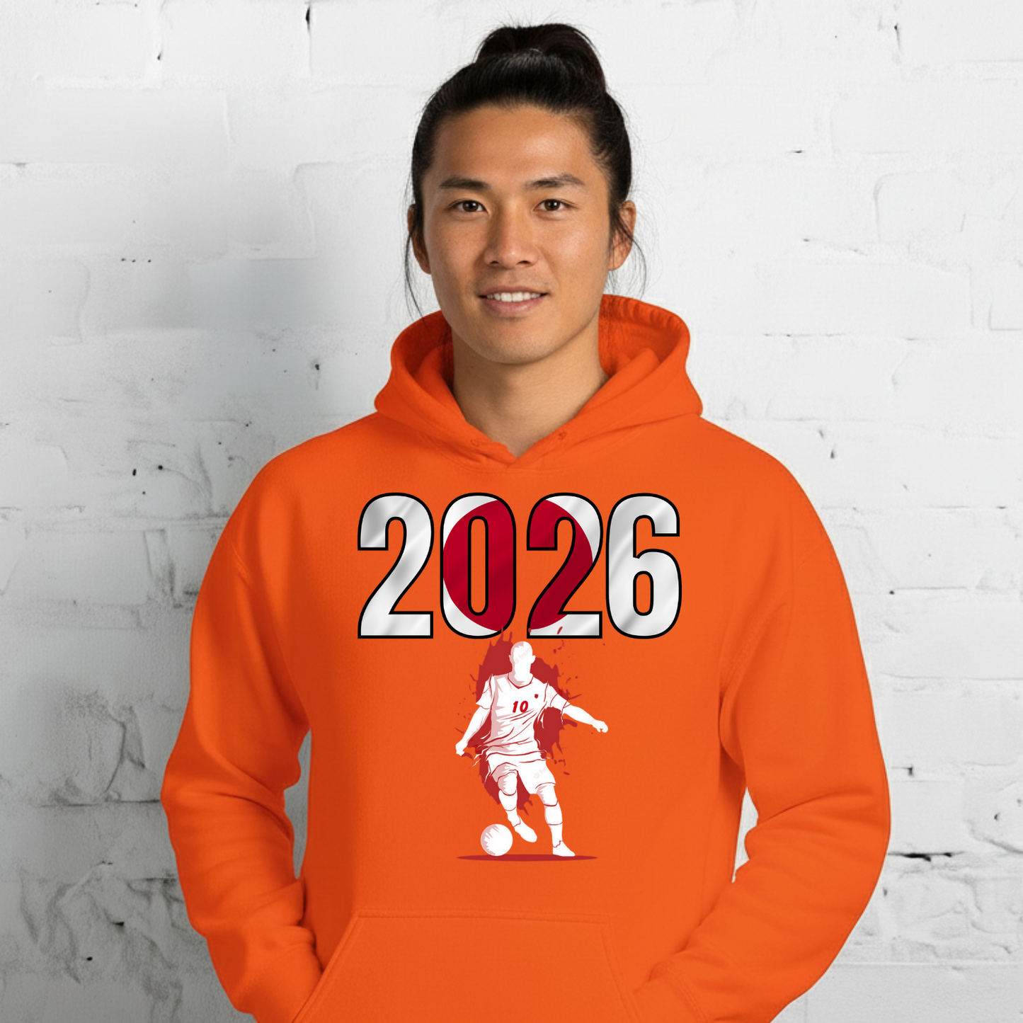Japan World Cup 2026 Fitted Hoodie | Slick_Move_WH