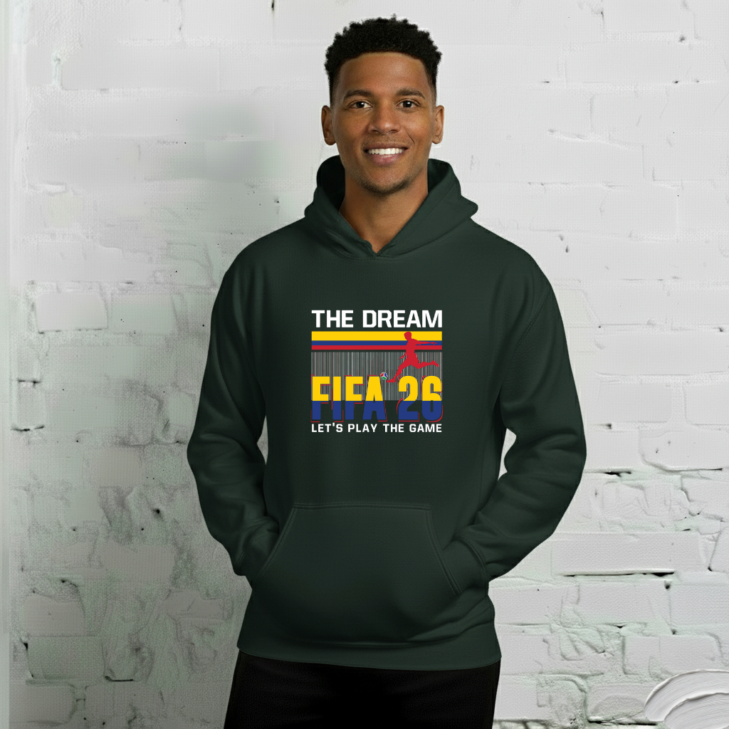 Colombia World Cup 2026 Fitted Hoodie | The_Dream