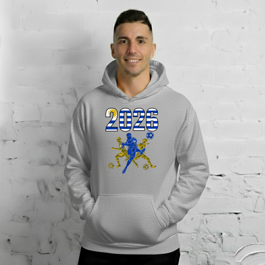 Uruguay World Cup 2026 Fitted Hoodie | Sprints_Trio